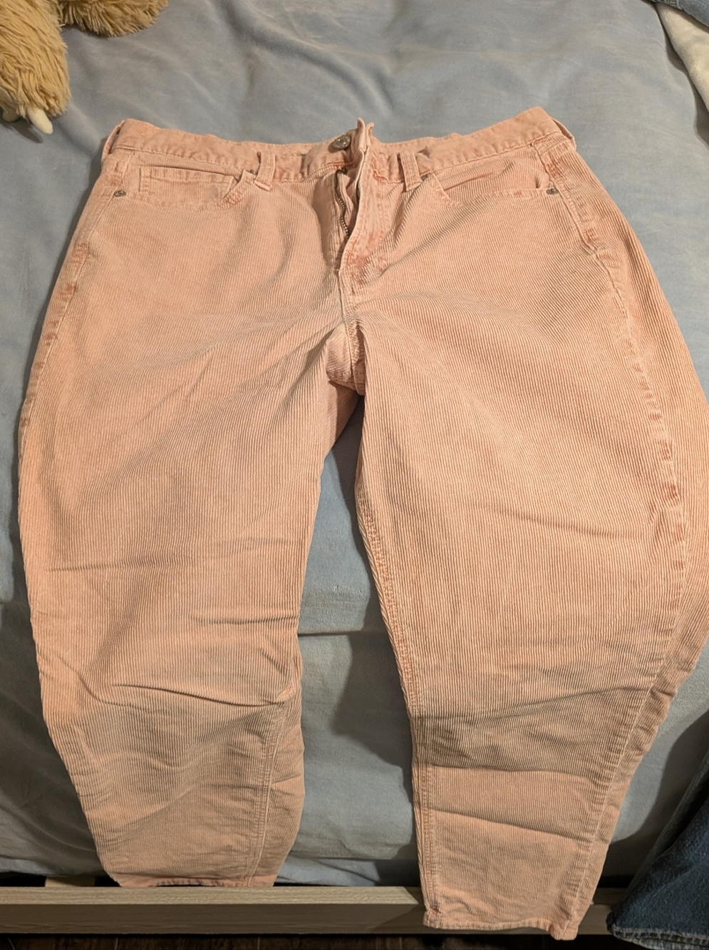 American Eagle Outfitters Peach Super Stretch Corduroy Pants
